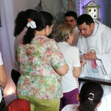 Con la presencia de los Integrantes de la Pastoral de la Salud y comunidad en general se celebró la Santa Misa con ocasión de la Jornada Mundial del Enfermo.